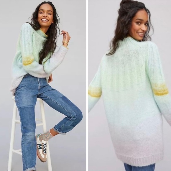 Anthropologie Perri Ombre Tunic Sweater - Picture 6 of 13